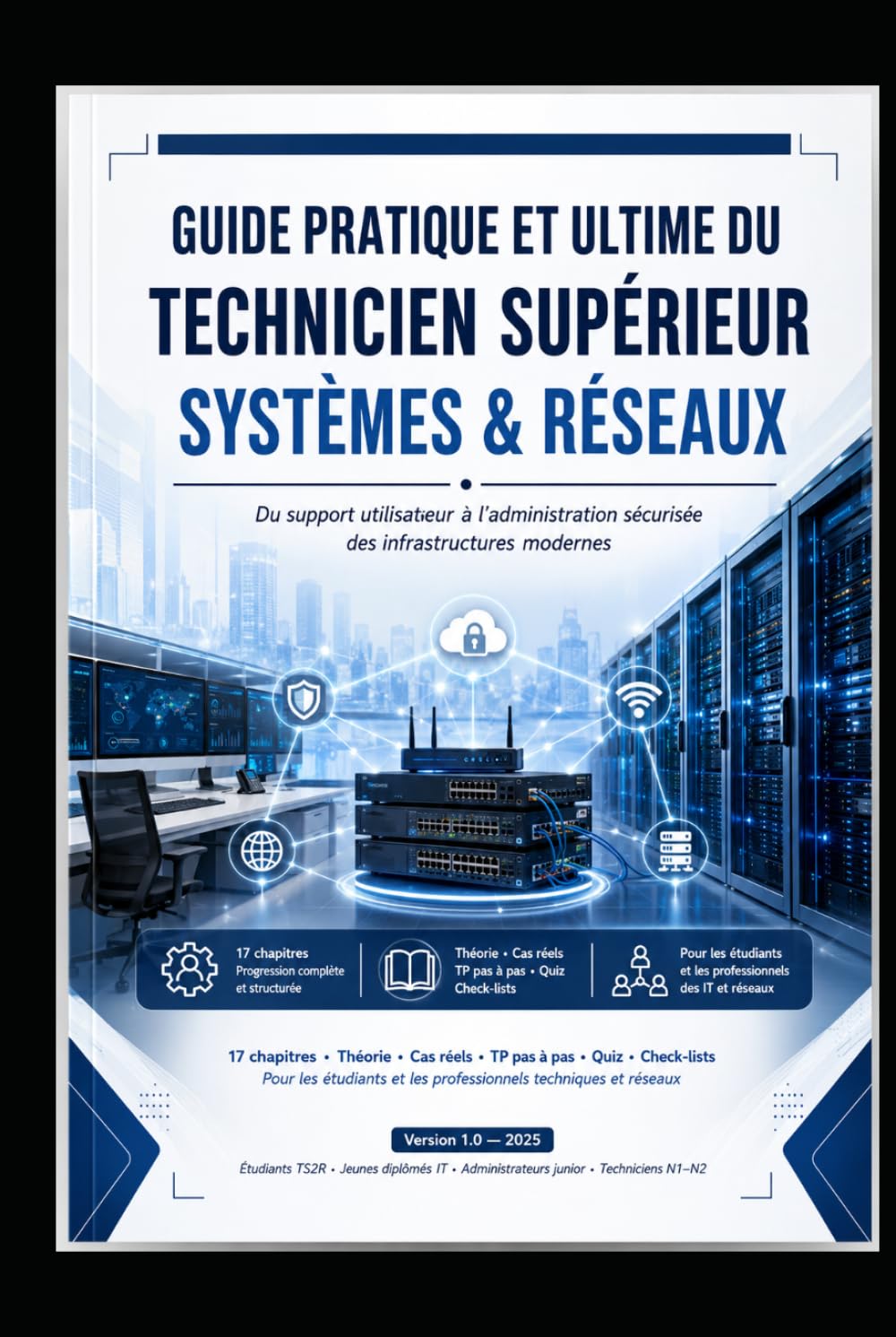 GUIDE PRATIQUE ET ULTIME DU TECHNICIEN SUPÉRIEUR SYSTÈMES & RÉSEAUX: Maîtriser le support, l’administration système, le réseau et la cybersécurité