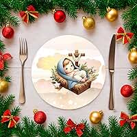Capa Para Sousplat 35cm Natal Unidade Estampado (SNAT0166)