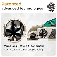 Vista 3 de IDL Packaging MUL-325 PRO Tensor resistente para flejes de cables tejidos y compuestos, ancho de correa de hasta 34