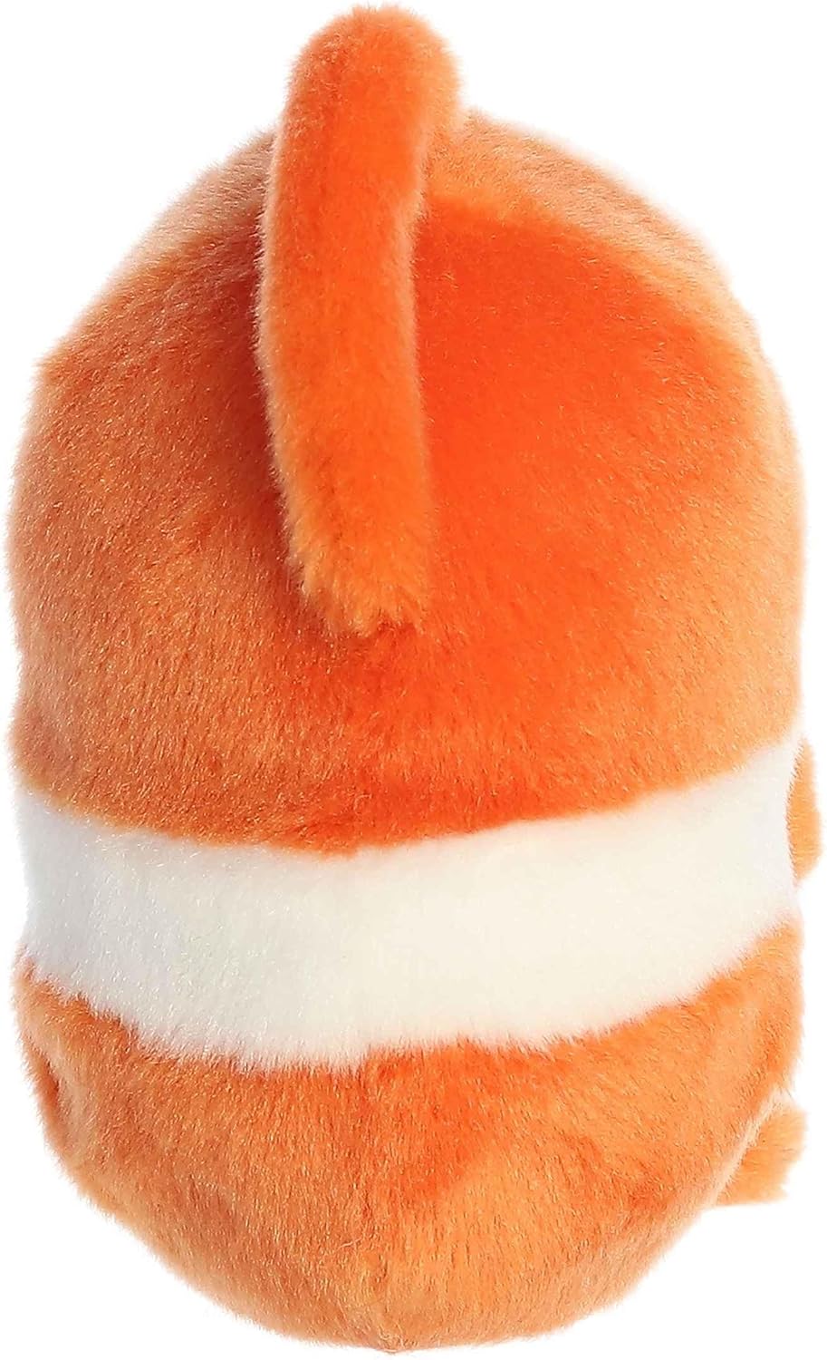 Aurora® Playful Rolly Pet™ Comic Clown Fish™ Stuffed Animal - Compact Size for On-the-Go Fun - for Adults, Kids, Birthdays, and Anniversaries - Orange 5.5 Inches