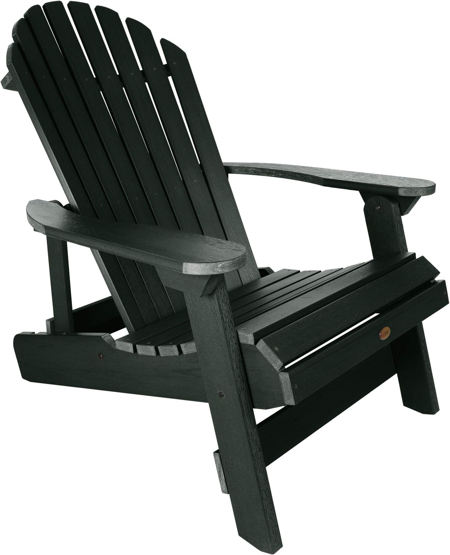 Highwood AD-KING1-CHE Hamilton Folding and Reclining Adirondack Chair, King Size, Charleston Green