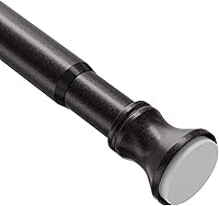 Vista 1 de Amazer Barra de cortina de ducha de tensión de resorte, 26-42 pulgadas, resistente al óxido, barra de cortina de baño, barra de cortina de ducha