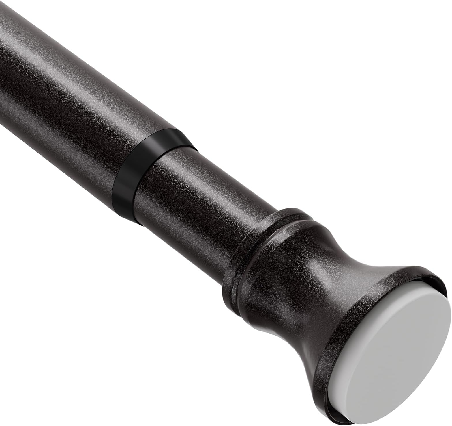 Amazer Spring Tension Shower Curtain Rod, 54-90 Inches Rust-Resistance Tension Curtain Rod Bathroom Rod, Adjustable Shower Curtain Rod No Drill, Bronze