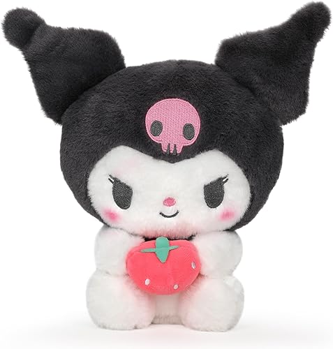 Lindos juguetes de peluche de 9 pulgadas, muñeca de peluche de dibujos animados con corazón de amor de fresa, almohada de felpa suave para abrazar,