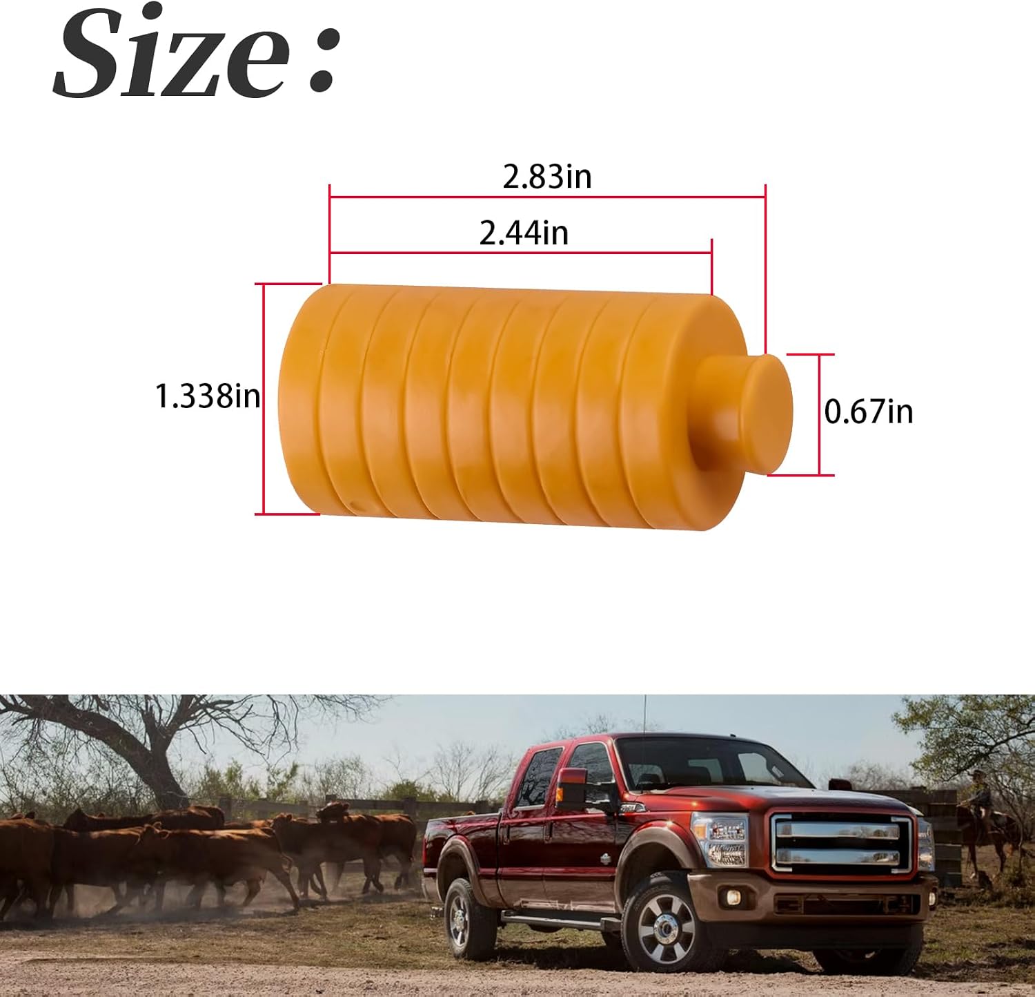 Seal Driver Compatible with Ford 2011-2024 F250 F350 Super Duty, Fits For Ford 6.7L Power Stroke Valve Cover Seal BC3Z-6C535-A (Only Tool, Not Including Seals)