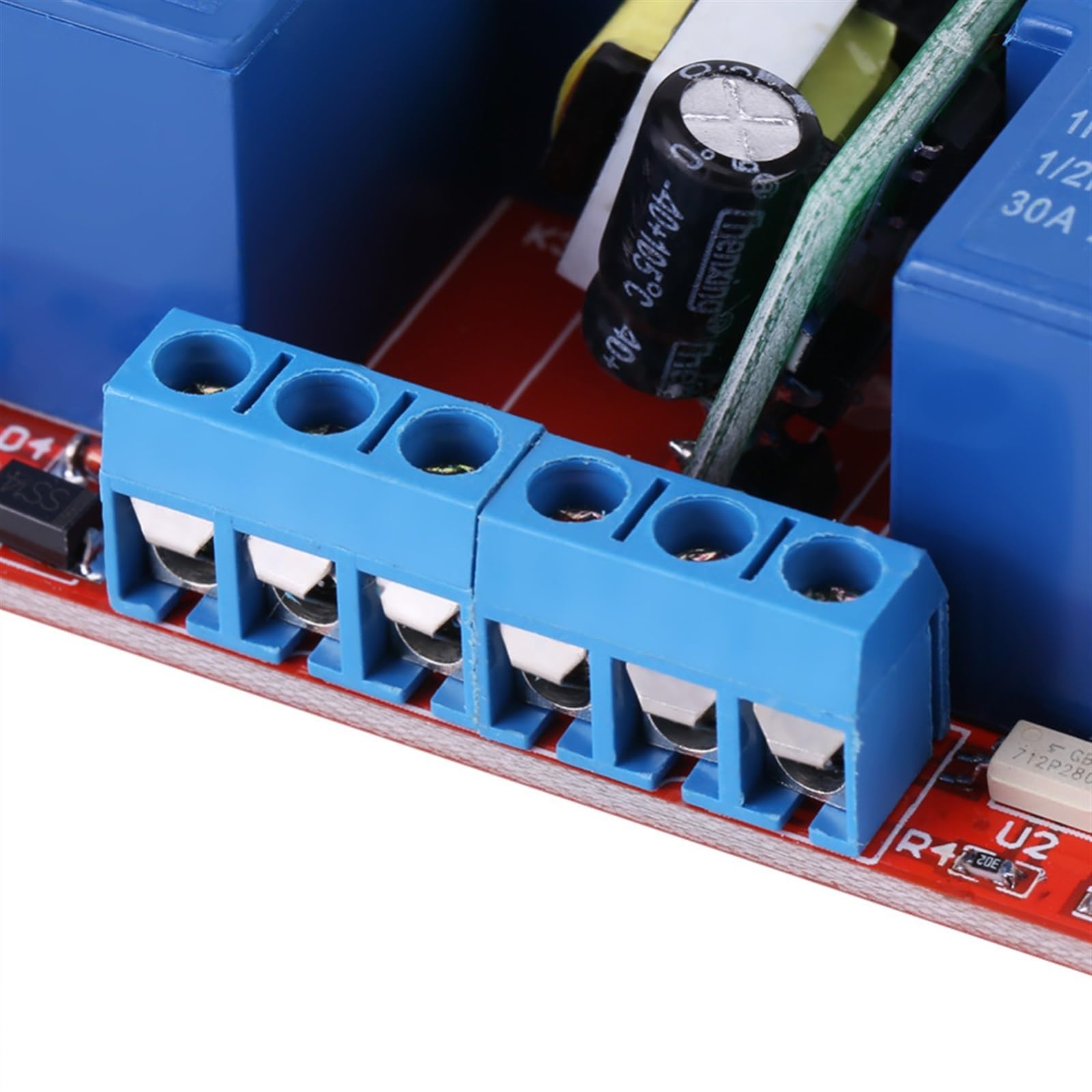 Modulo relè CA 100-250 V 30 A Modulo trigger livello alto basso relè a 4 canali