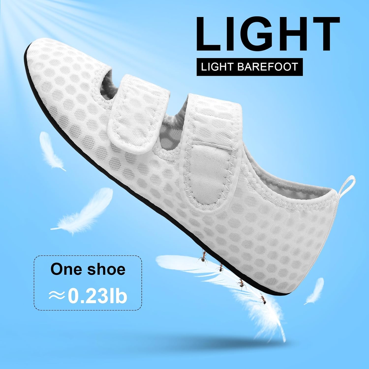 BARERUN Water Shoes for Women Men Wide Barefoot Beach Swim Aqua Socks Quick Dry Pool River Sea Shoes Sandals Non-Slip - Image 7