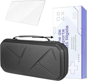 Carry Case+Screen ProtectorCarrying Case Compatible with 2025 Lenovo Legion Go 2 8.8 inch & Accessories, Shockproof Scratch-Proof Travel-Friendly Protective Hard Shell Suitcase - Black