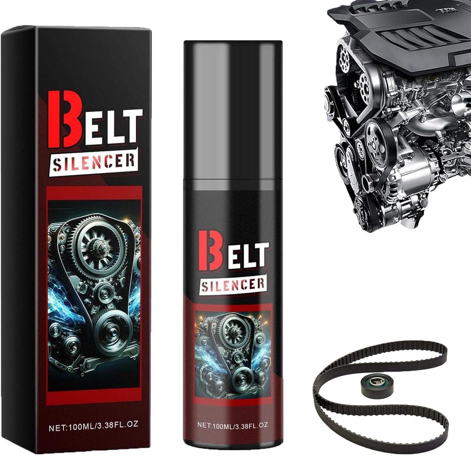 Automobile Engine Belt Conditioner, 3.38oz Belt Dressing