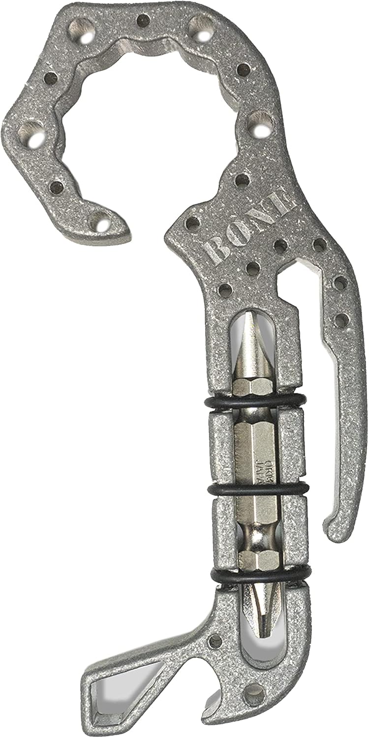 Scorpion Bone Opener w/Screwdriver (Stonewashed Stainless Steel) Multi tool