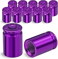 Vista 23 de Tapas de válvula de neumático deportivo, 4 unidades, antirrobo, universales, aluminio, cilindro elíptico con junta tórica, para automóviles