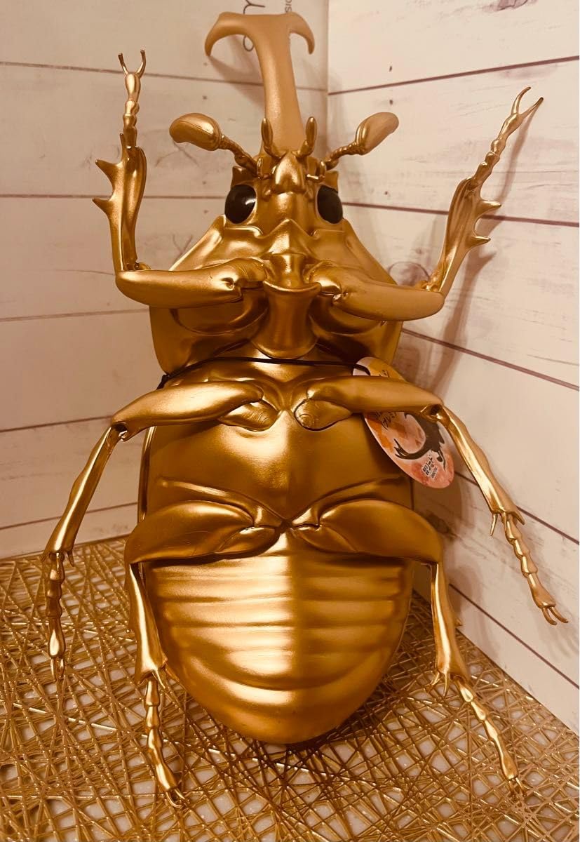 Amazon.co.jp: カブトムシ MEGAフィギュア プレミアムゴールド 昆虫