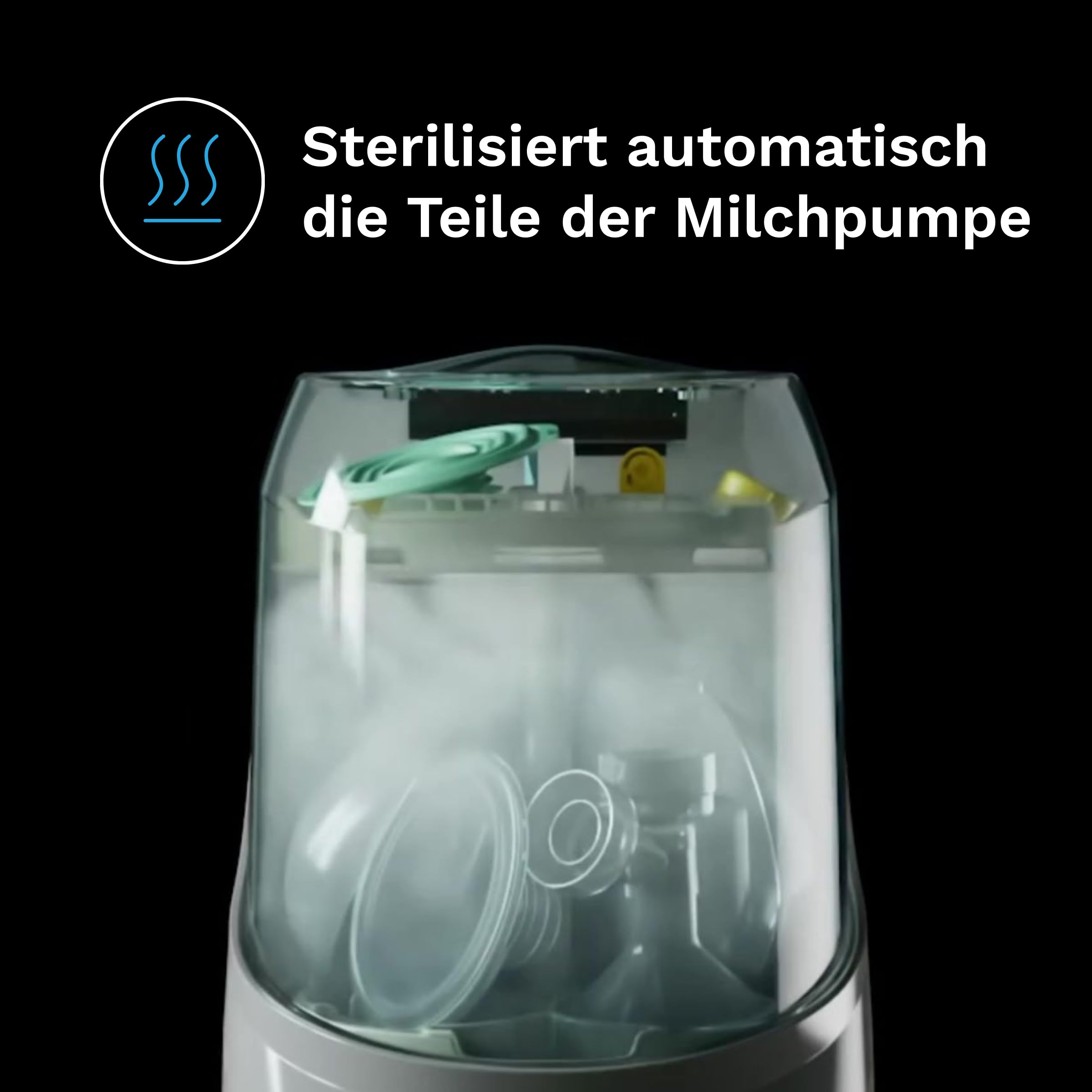 Babyflaschenreiniger Baby Brezza Bottle Washer Pro – Wäscht, sterilisiert und trocknet Babyflaschen & Milchpumpenteile automatisch – Mit HEPA-Filter, 20 Sprühdüsen und 6 Programmen