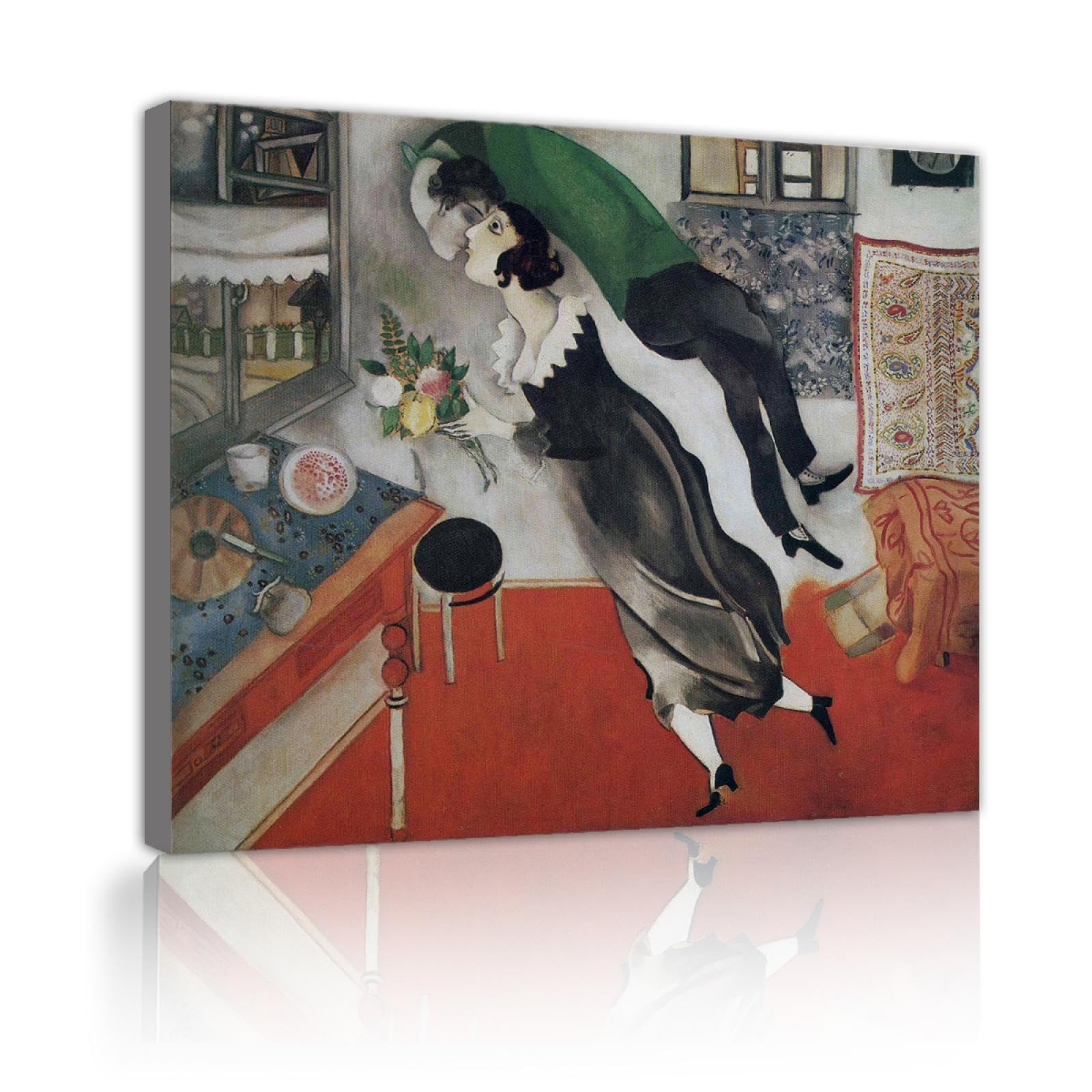 Marc Chagall「The Birthday」マルク・シャガール 出荷区分B】マルク・シャガール 誕生日 額付ポスター Marc Chagall