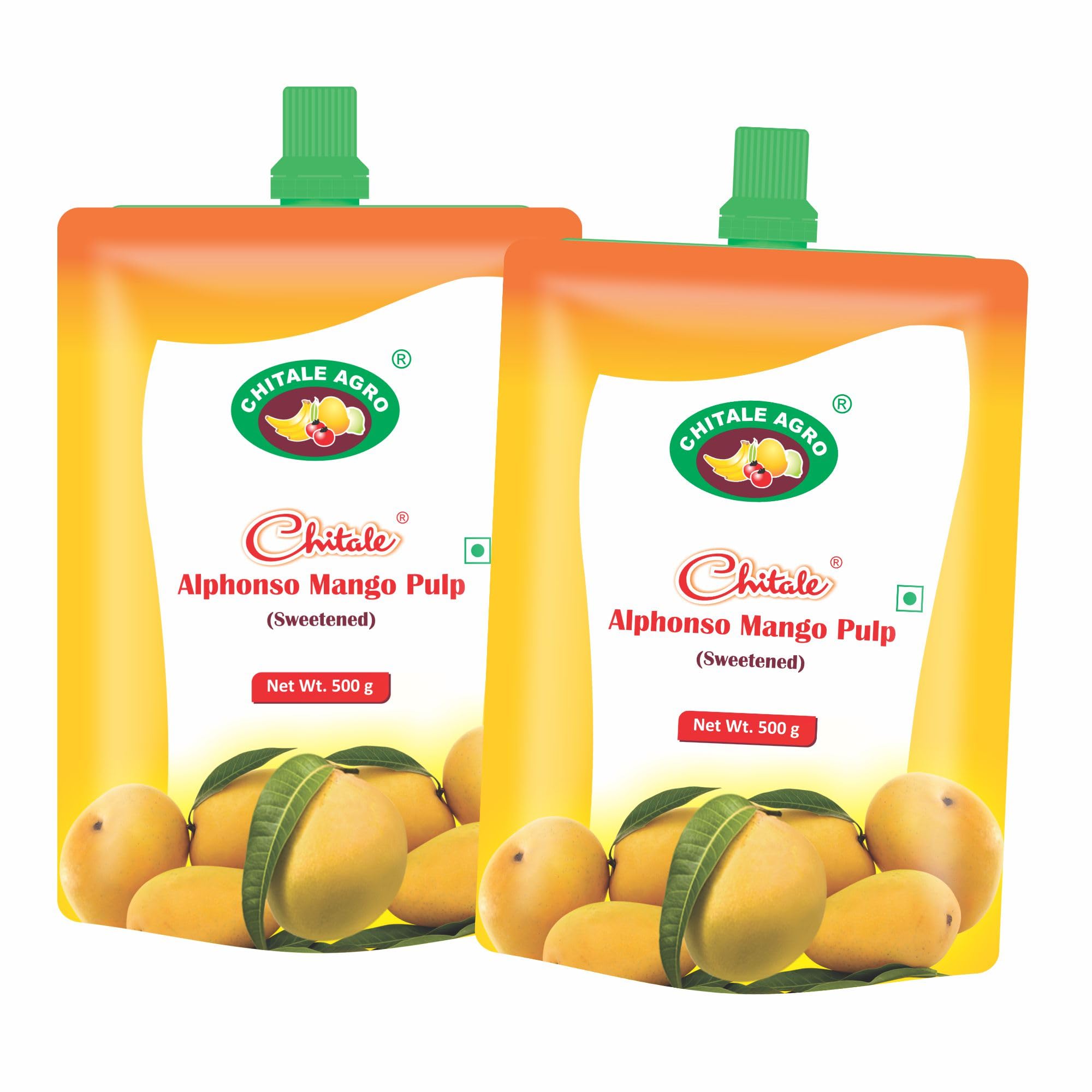 Chitale Alphonso Mango Pulp | Made from 100% Ratnagiri Hapus | Rich in Flavor & Aroma | Pack of 2 (500g Each) | Ideal for Shakes, Sweets & Desserts-image-32