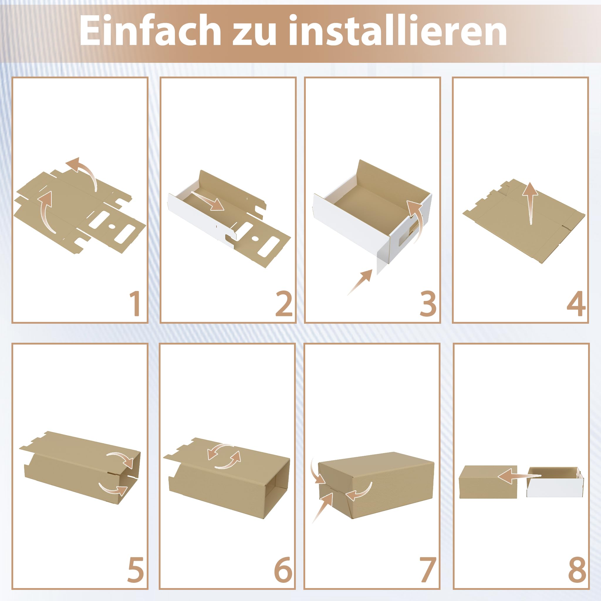 YUENFONG 20 Stück Schuhbox Aufbewahrungsbox mit Sichtfenster & Schublade, Ordnungsboxen Schuhschachtel Stapelbar aus Kraftpapier, Schuhorganizer für Schuhl