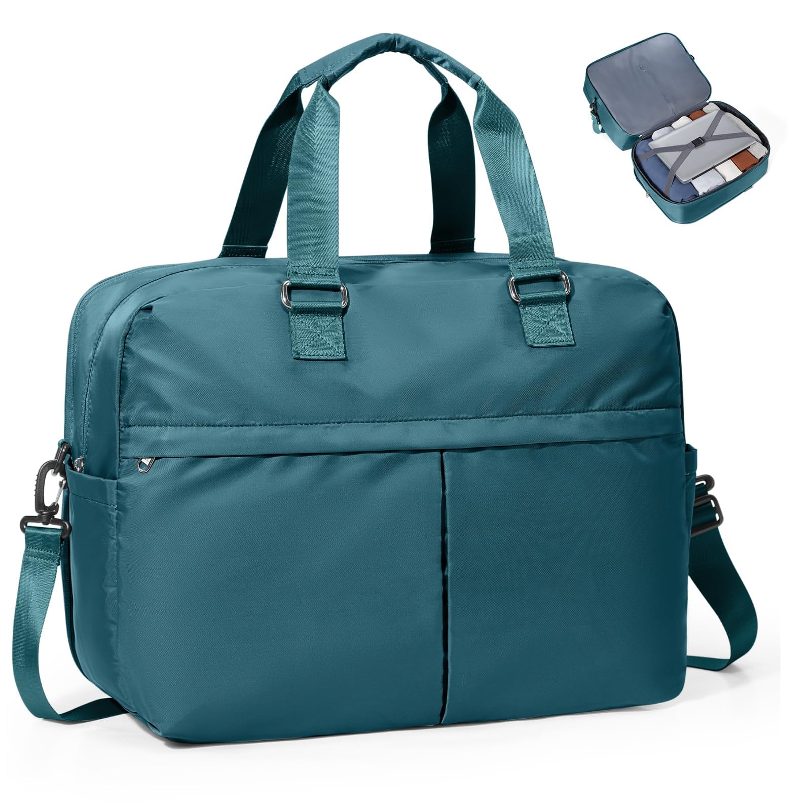 SZLX Ryanair Cabin Bag 40x30x20 Duffel Bag, Ryanair Airlines Cabin Bag 40x20x25 Underseat Foldable Travel Duffel Bag Holdall Tote Carry on Hand Luggage Overnight for Women and Men(Olive Green) — view 37
