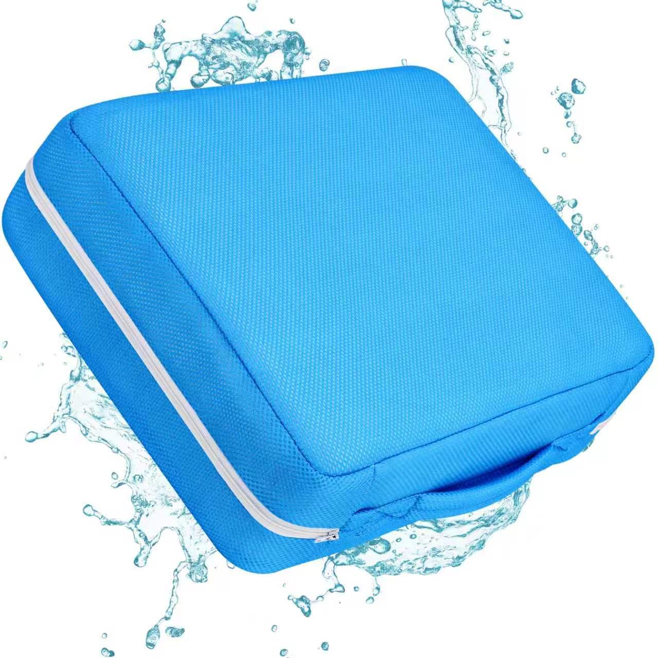 hot tub booster seat for adults,weighted spa seat cushion raises seating height 5 inch?non floating hot tub cushion with washable cover for intex coleman saluspa spa,navy blue