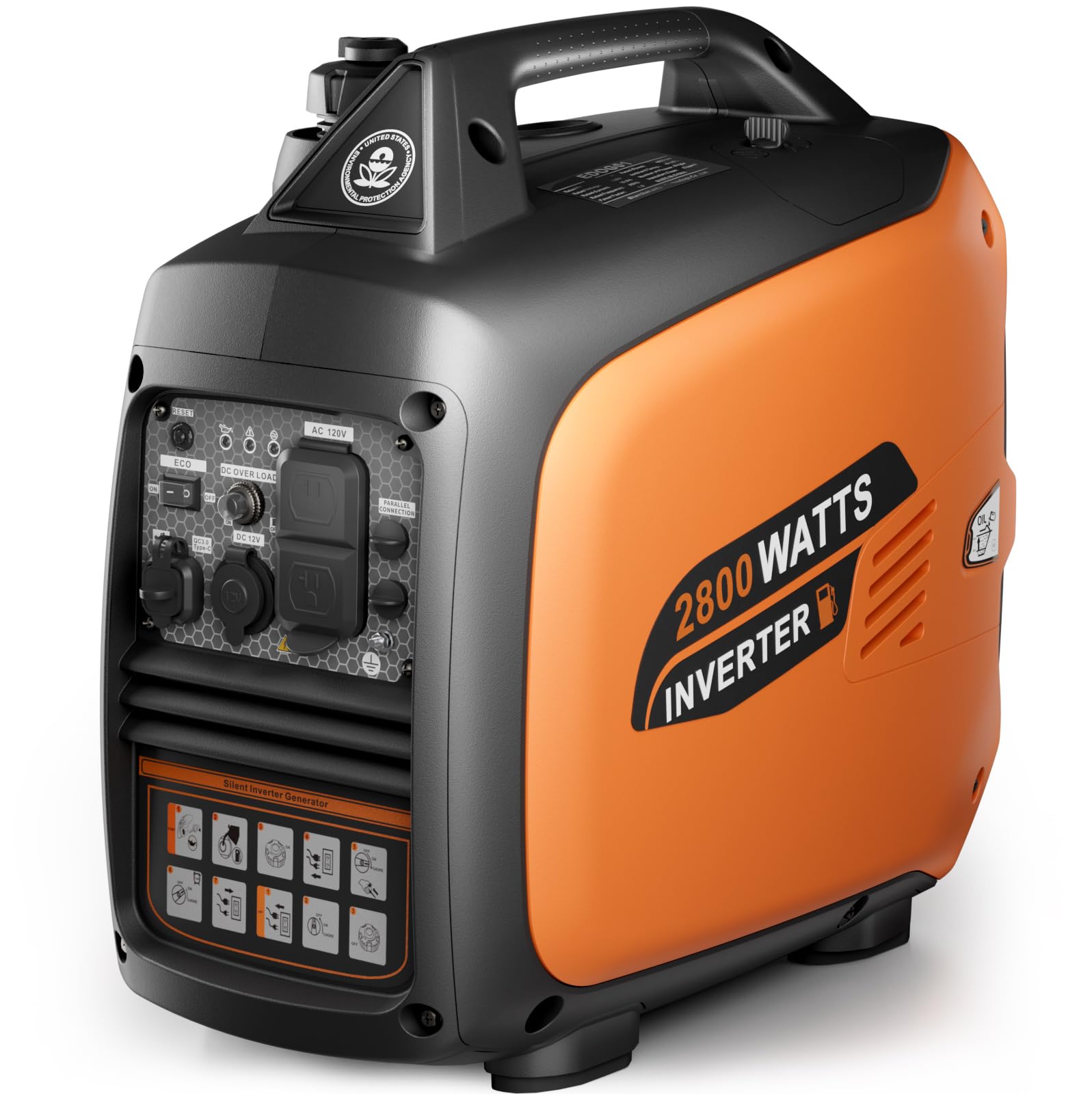 Efurden 2800-Watt Inverter Generator