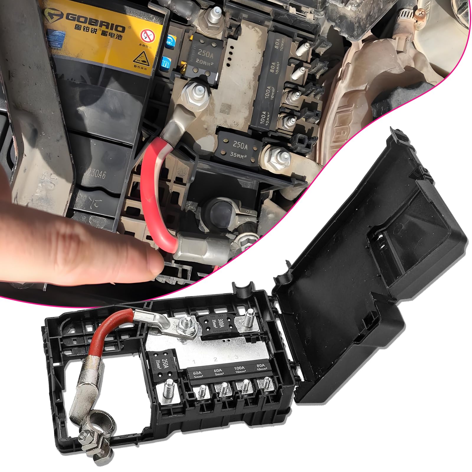 Jeep Wrangler fuse box battery terminal comparison Renegade