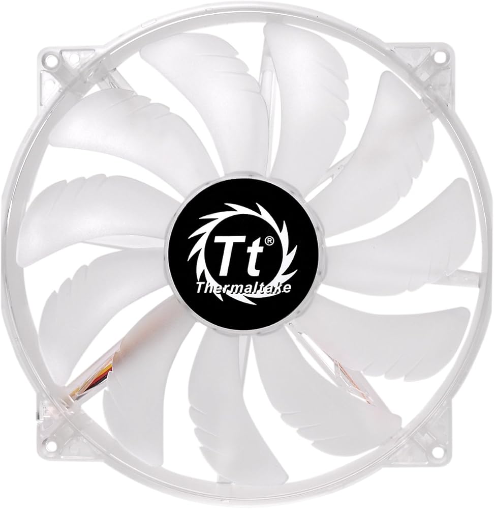 Thermaltake 200mm Pure 20 Series Blue LED Quiet High Airflow High Performance Easy to Install Case Fan - View 1