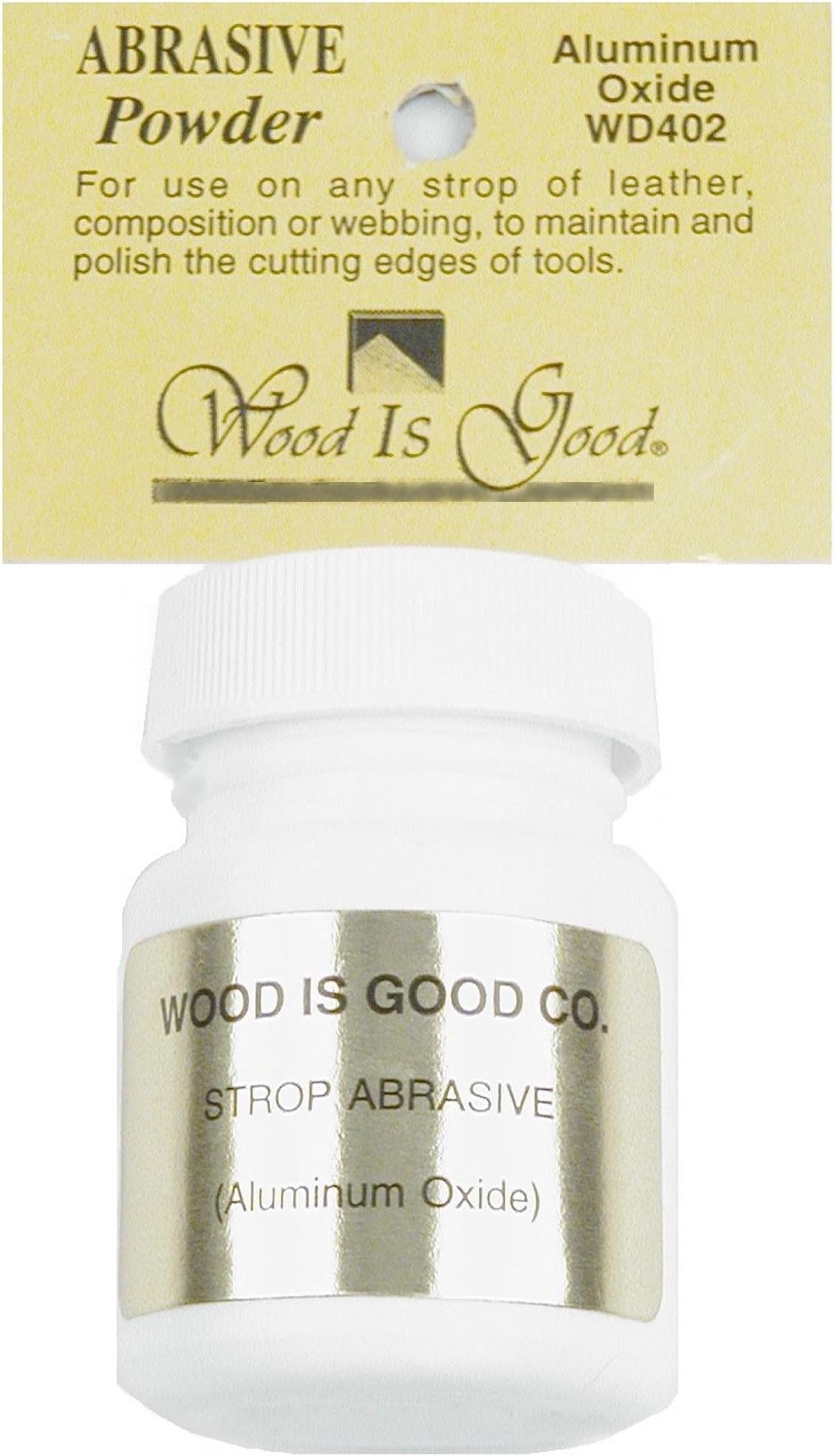 WD402 Strop Abrasive Powder, 1oz, White