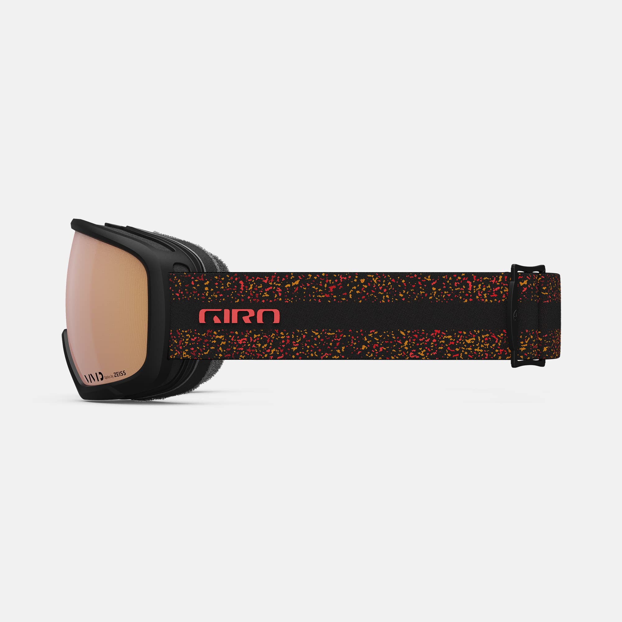 Giro Millie - Gafas de esquí - Gafas de snowboard para mujeres y jóvenes - Correa de expedición naranja tigre lirio/monarca con lente de oro rosa vívido