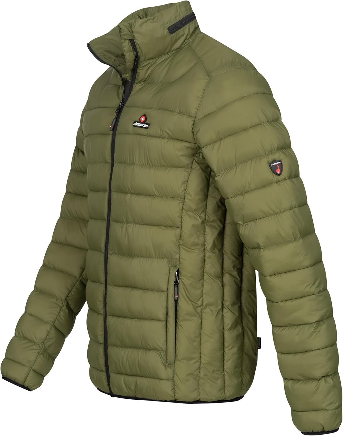 Hhenhorn Balmhorn Men's Jacket, Quilted Between-Seasons Jacket, with Hood S Green