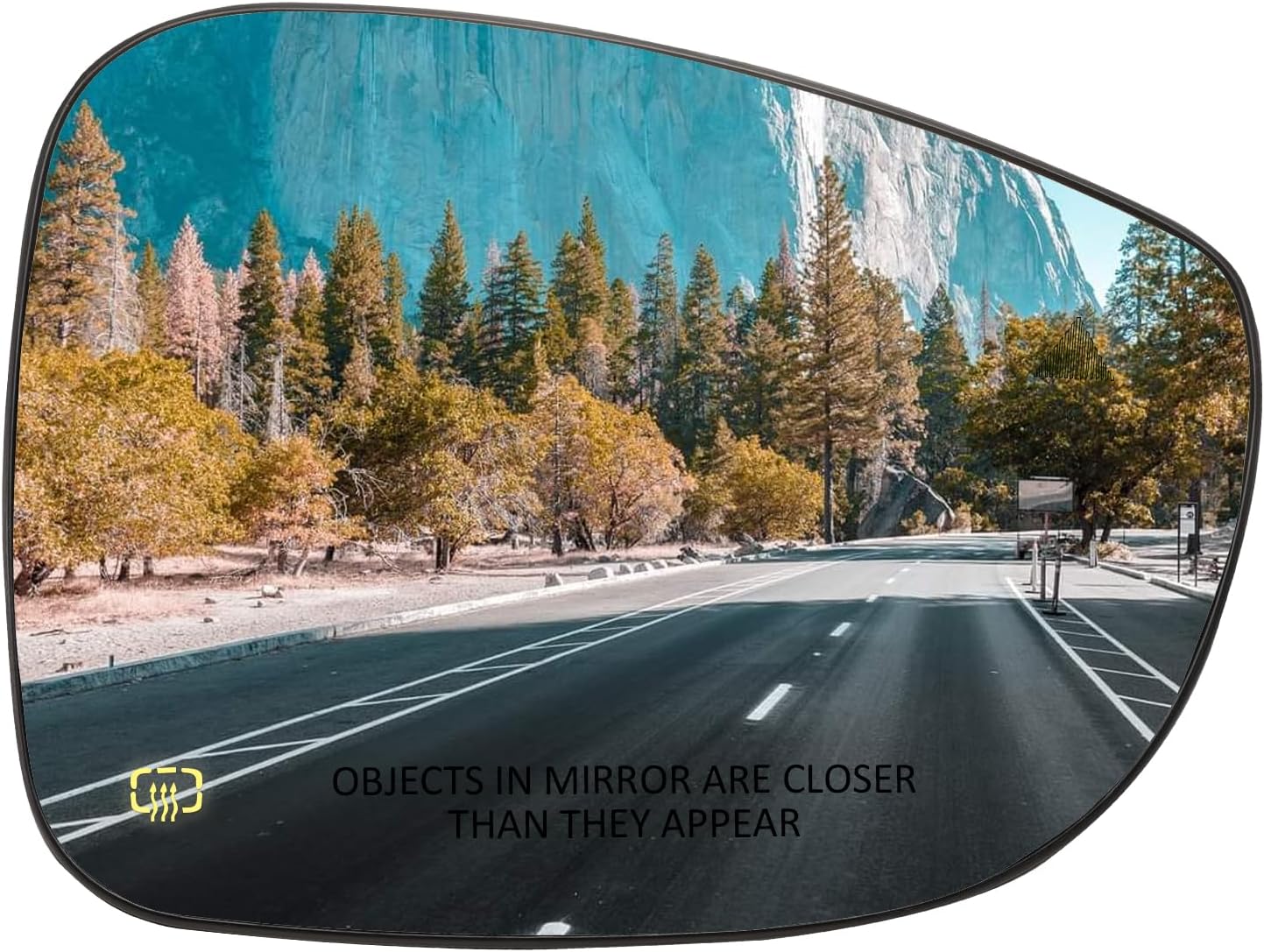 Passenger Side Mirror Replacement for Chrysler Pacifica 2017-2024, Voyager 2020-2024 - Right Side Mirror Glass, Rear View Mirrors Glass with Power Heated & Blind Spot, 2Pins