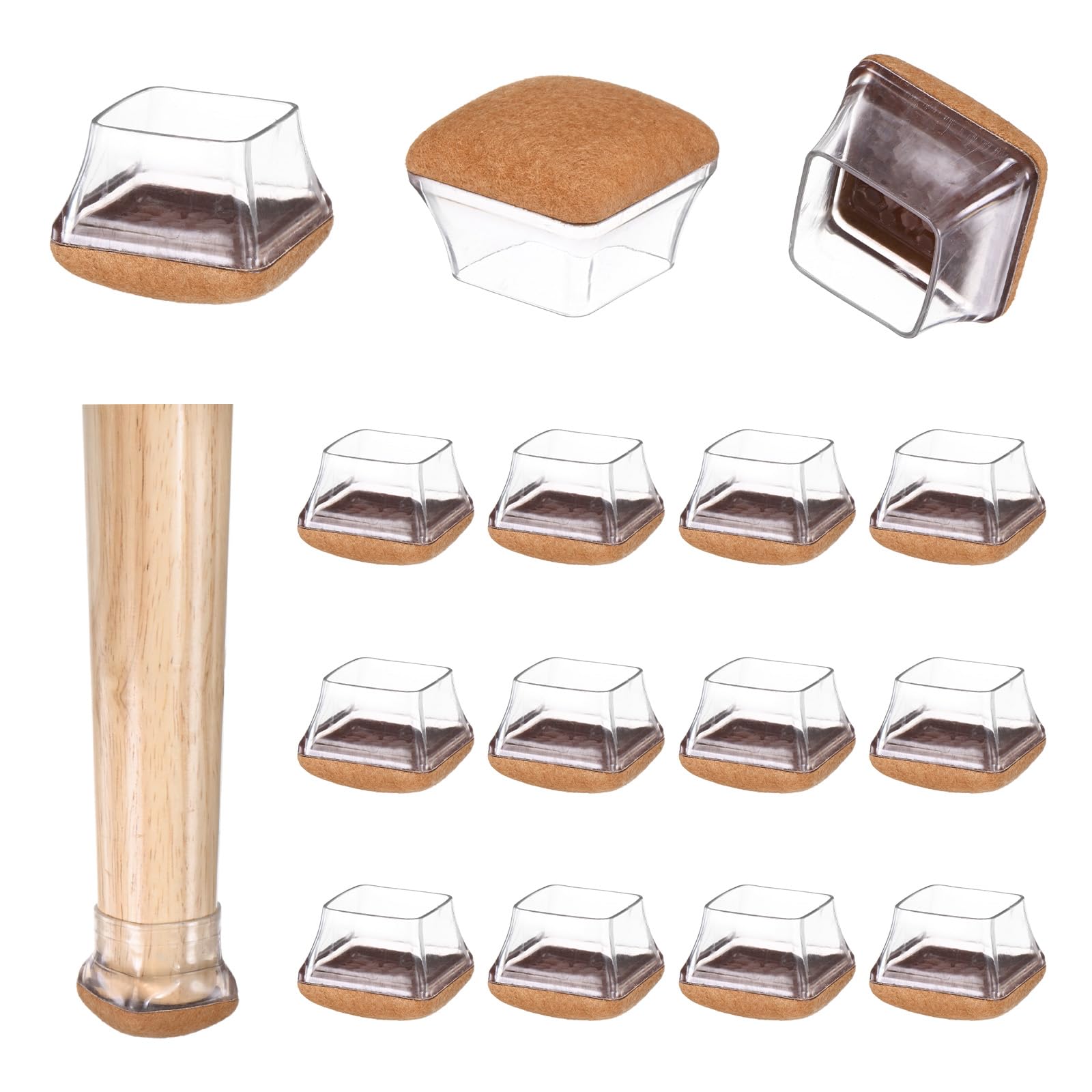 M METERXITY 32-Pack Chair Leg Floor Protectors