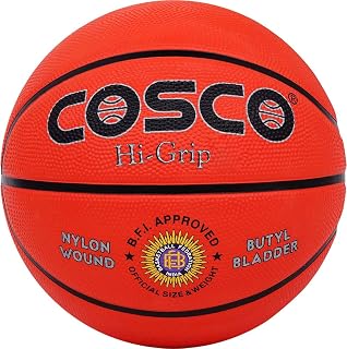 Cosco Hi-Grip Rubber Moulded Basketball Size_5