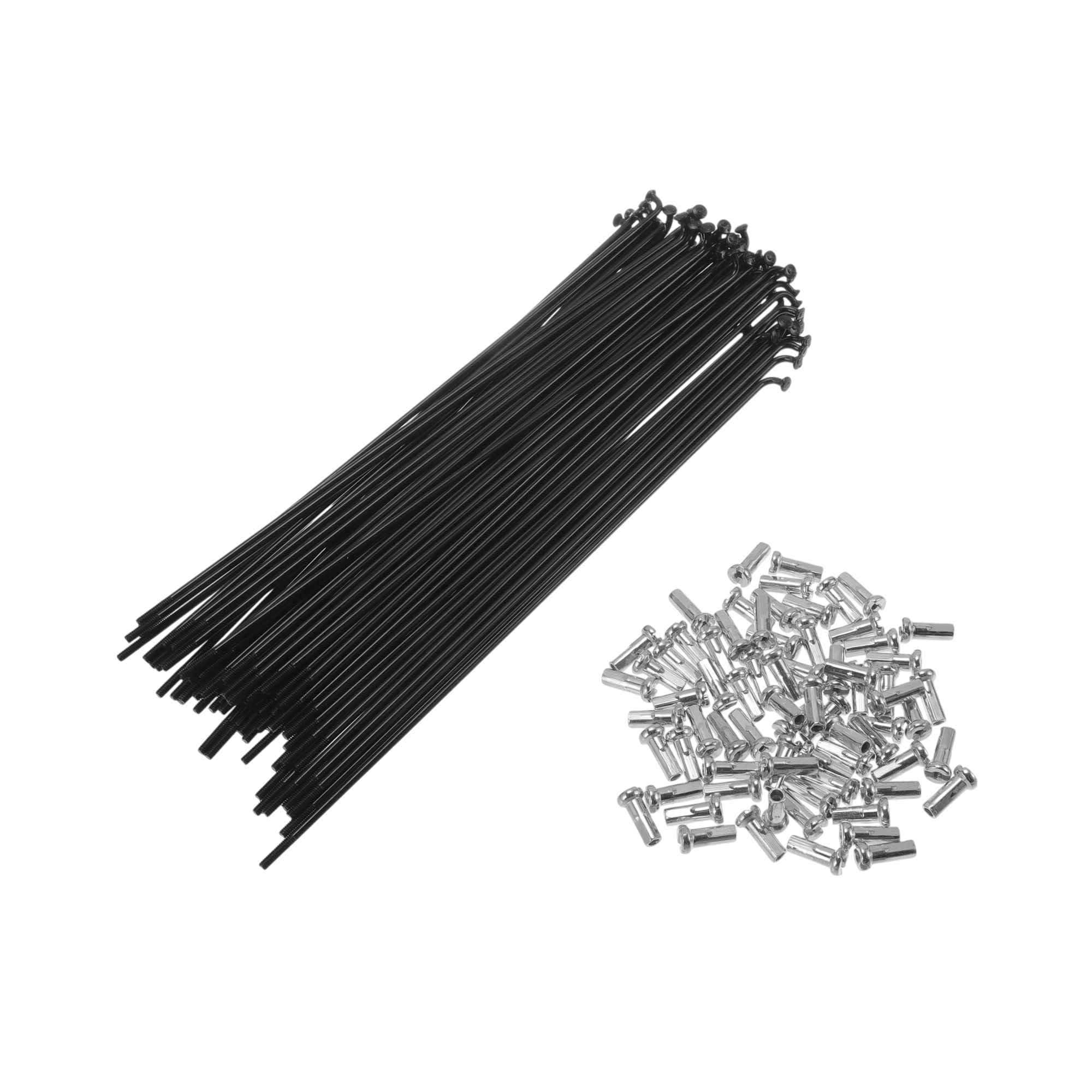 HOPESPANNER 72 Set 14G Bicycle Spoke 167mm Bike Wheel Spoke Carbon Steel Black — image 1