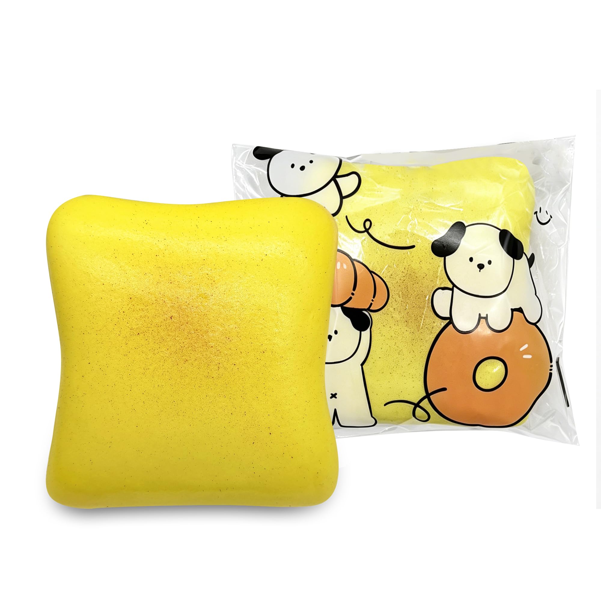 Bread Butter Squishy,Slow Rising Squishy，Stress Balls，Fidget Toy | Party Favor Gift squeeze toy Stress Relief back to school cheese squishy