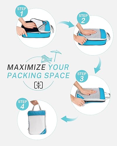 Miniatura 2 de Gonex cubos de compresión para embalaje, almacenamiento organizadores en cubo de malla extendible