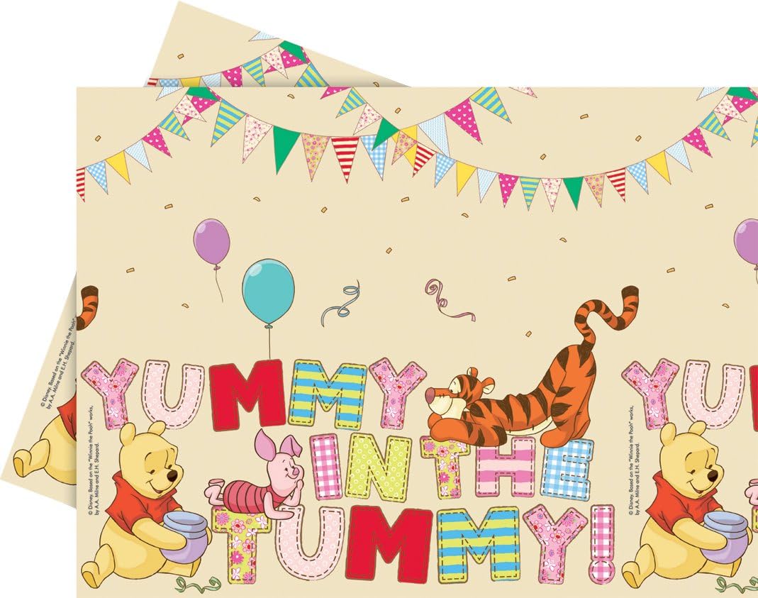 PARTY WEB Winnie The Pooh Alphabet Tablecover(1)