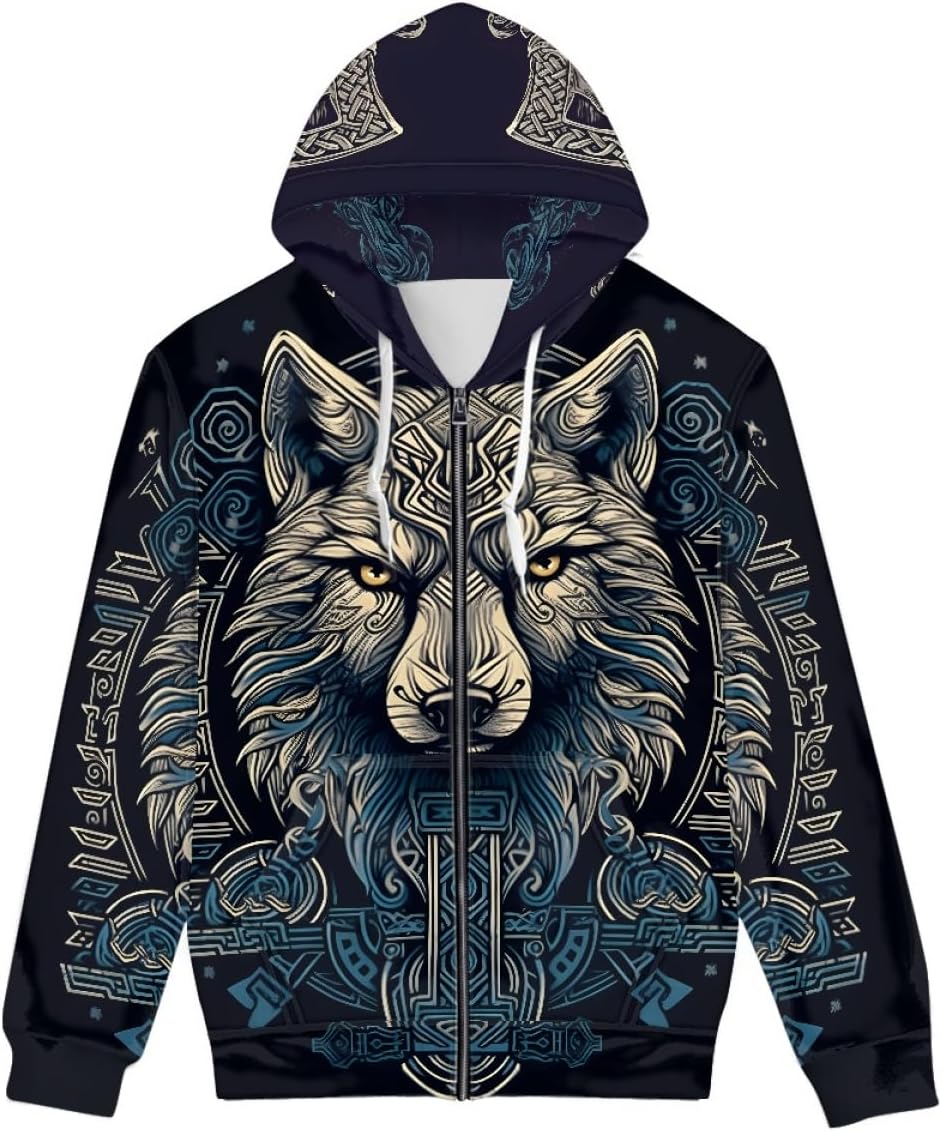 Graphic Hoodies Wolf Hoodie Herren Hoodie For Mens Womens Wolf