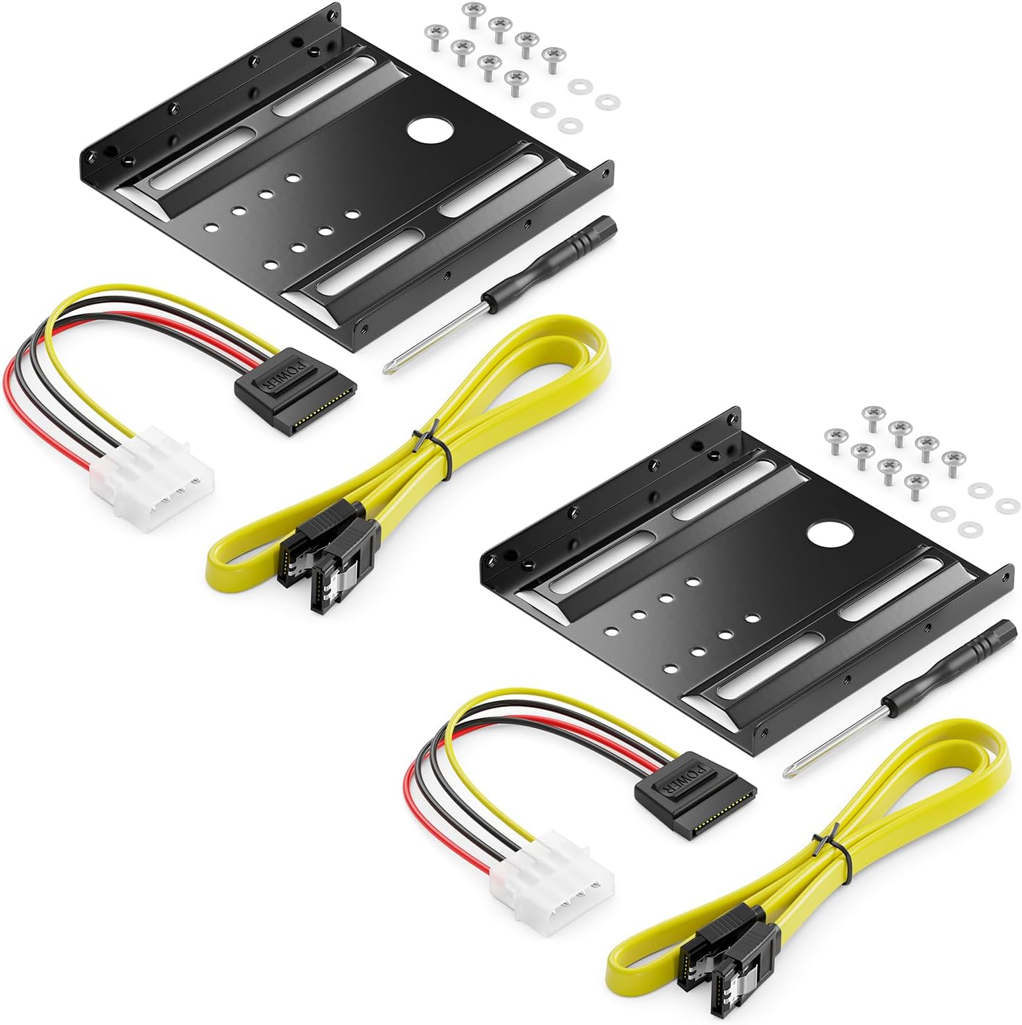 Kit De Montage Pour 2 HDD / SSD 2,5" SATA Dans Baie 3,5