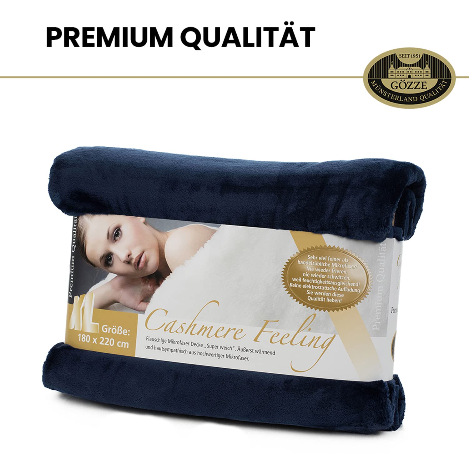 Gözze - Premium Cashmere-Feeling Wohn- und Kuscheldecke – Bild 8