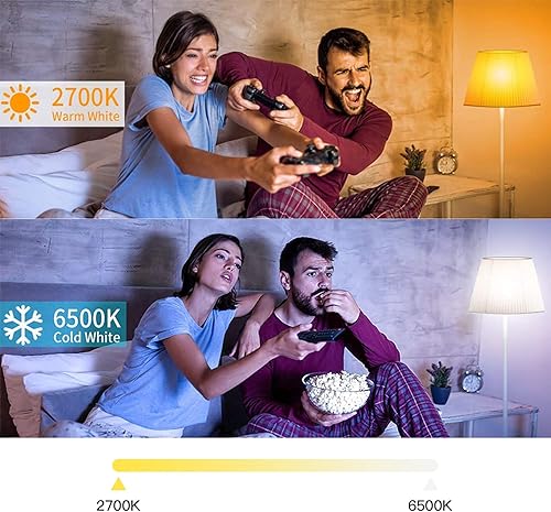 Miniatura 6 de Las bombillas inteligentes funcionan con Apple HomeKit, 16 millones de colores DIY GRBCW, bombilla LED WiFi, multicolor, WiFi y Blutoth, compatibles