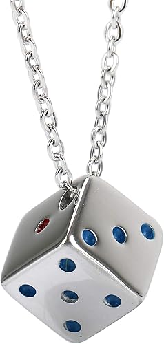 Amazon Silver Kyasya Stainless サイコロ ネックレス シルバー ダイスネックレス サイコロ Dice 遊び心 お洒落 存在感 ネックレス 通販