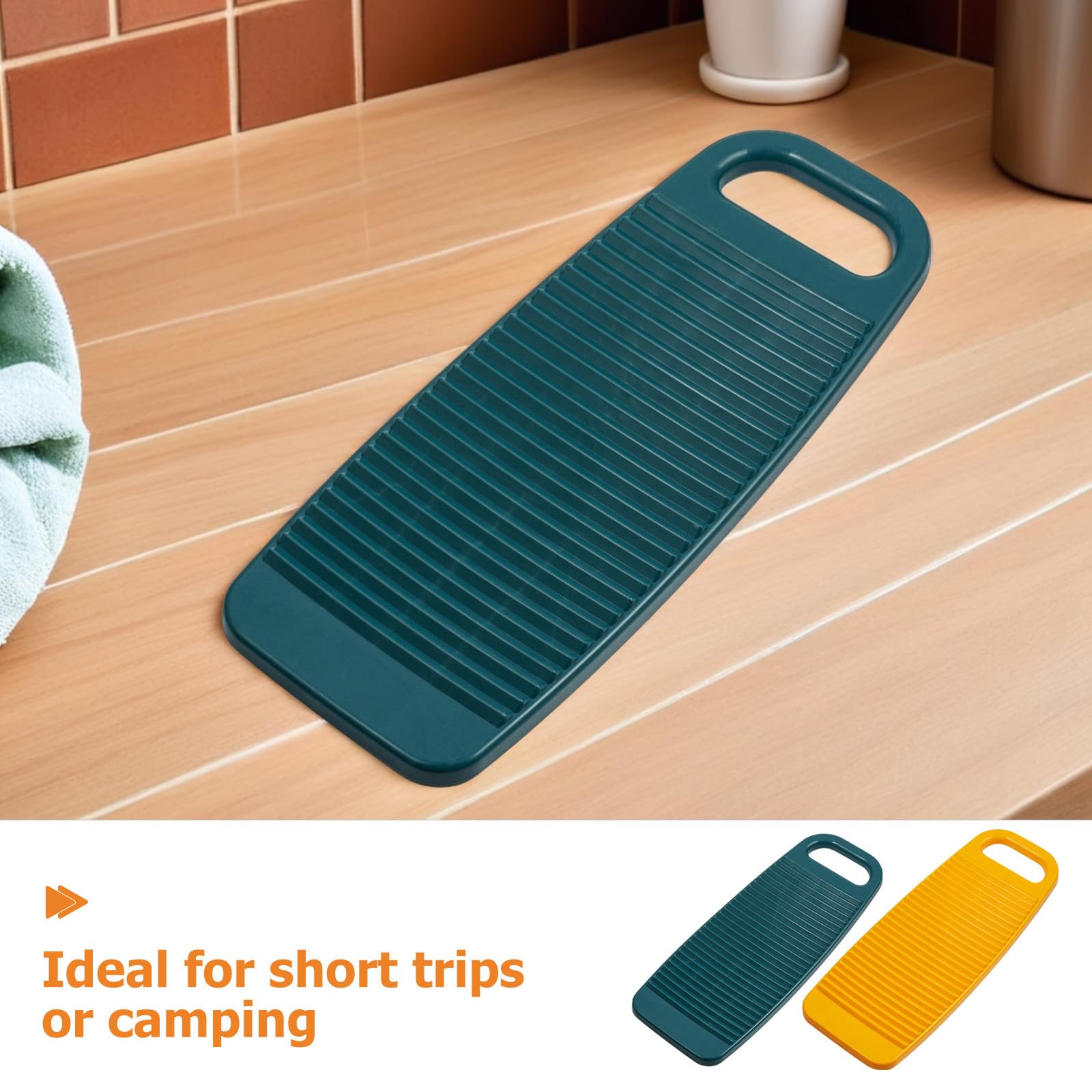 Hemobllo Tabla de Lavar para Ropa de Plástico 45cm Protección de Fibras y Mantiene Forma Paquete de 2 Piezas Adecuado para Viajes Cortos y Lavandería en Casa