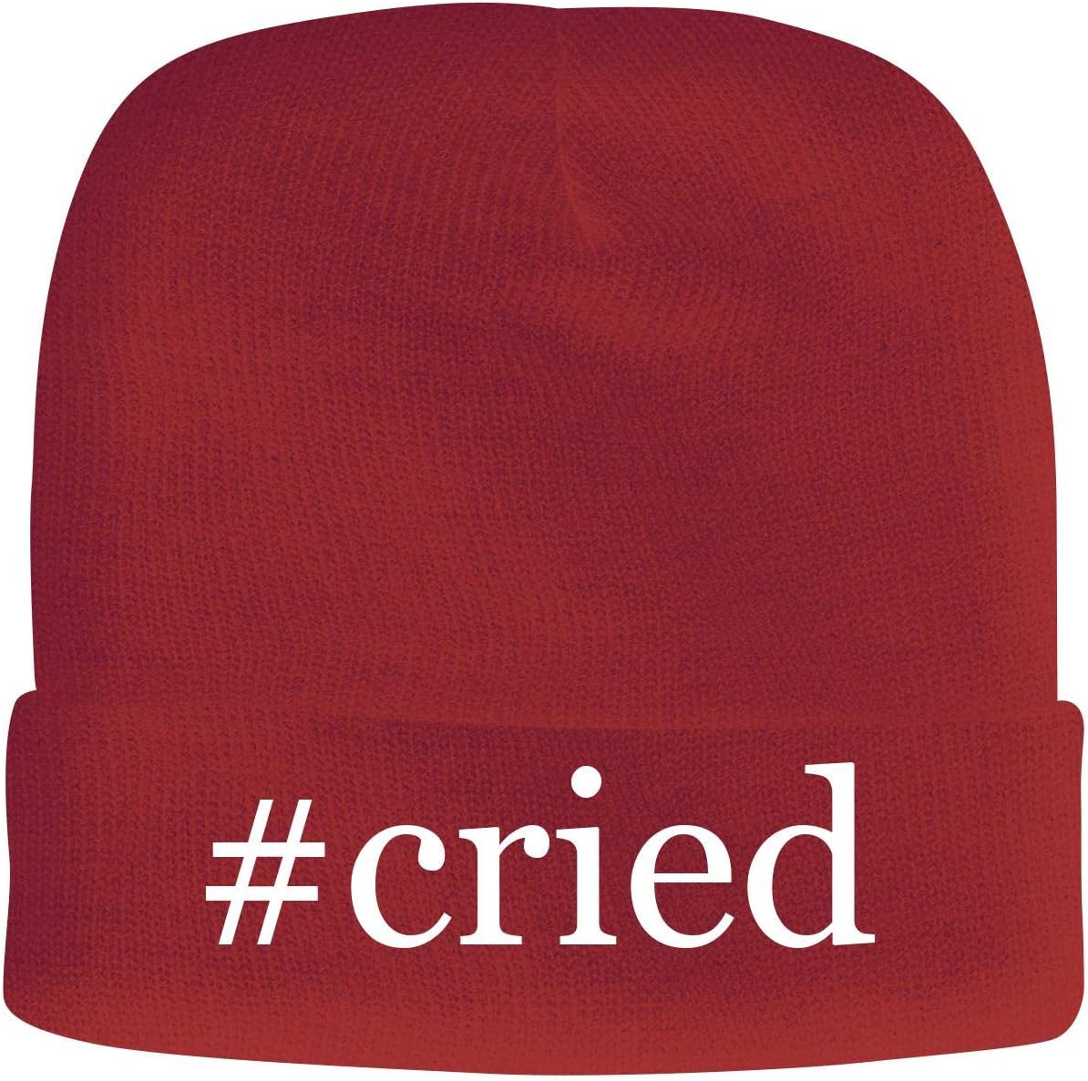 BH Cool Designs #Cried - Men's Hashtag Soft & Comfortable Beanie Hat Cap