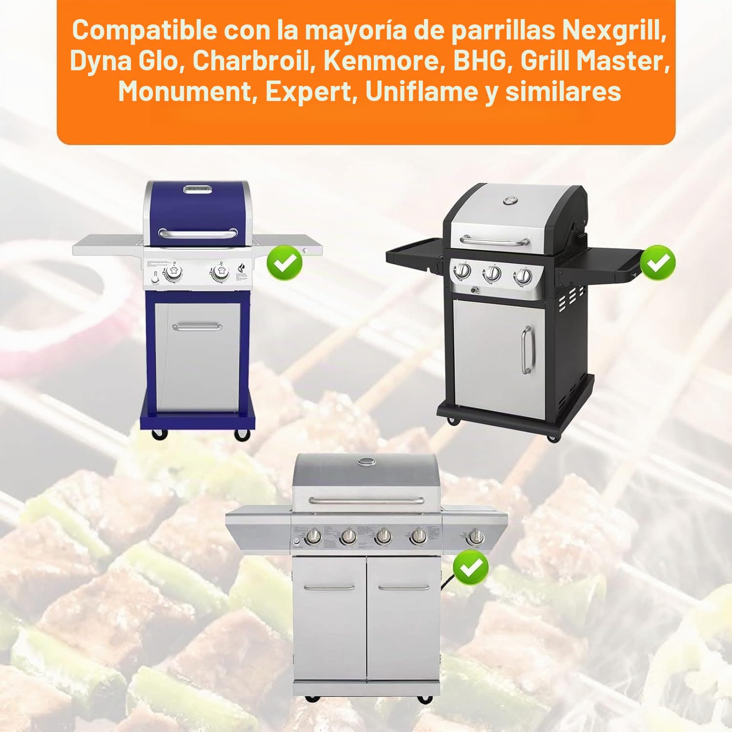GFTIME Bandeja de grasa universal con bandeja colectora de 38 cm hasta 65 cm, bandeja de goteo ajustable para 2/3/4 quemadores de parrilla de gas de Charbroil, Dyna Glo, Nexgrill, Kenmore, Uniflame y