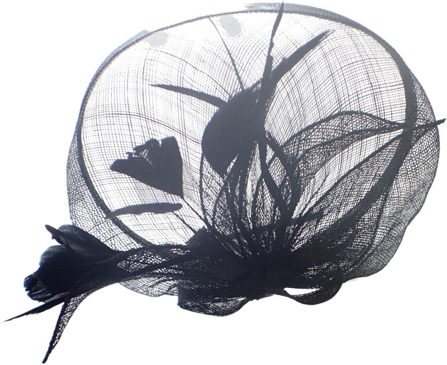 Topkids AccessoriesHair Fascinator Hat Hatinator Sinamay Headband Fascinators Disc Saucer Fascinator Ascot Hats Wedding Hat On Aliceband for Girls, Women, Ladies