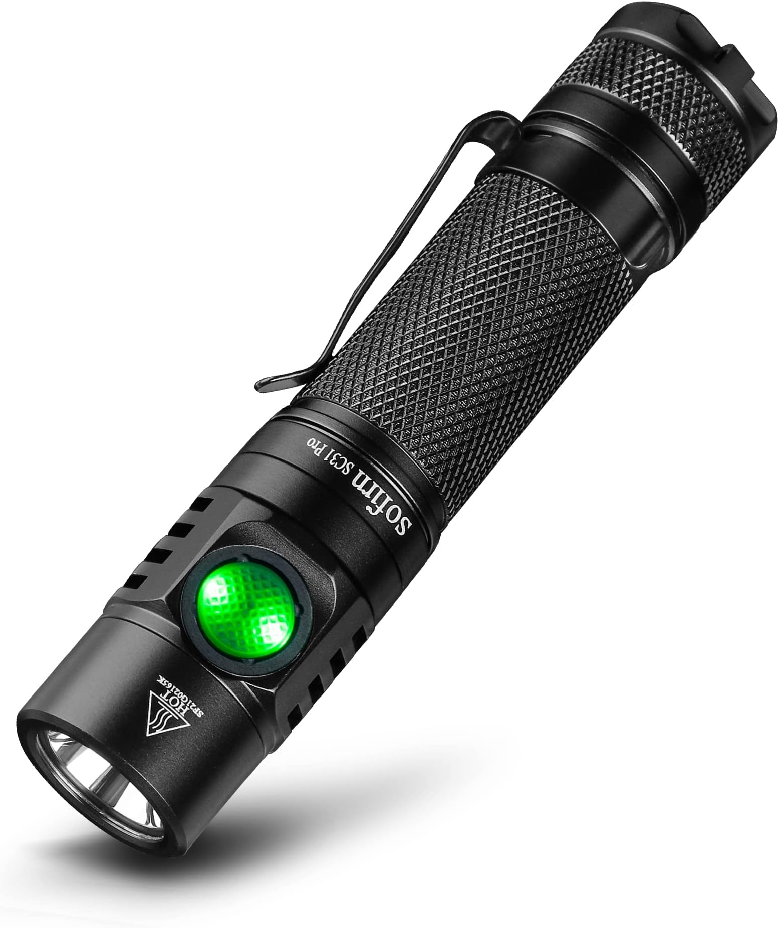 Sofirn SC31 Pro USB Rechargeable LED Torch with 2000 Lumen, SST40 LED Super Bright Flashlight, Anduril UI & IPX8 Waterproof with 18650 Battery for Hiking Camping Outdoors and Emergency