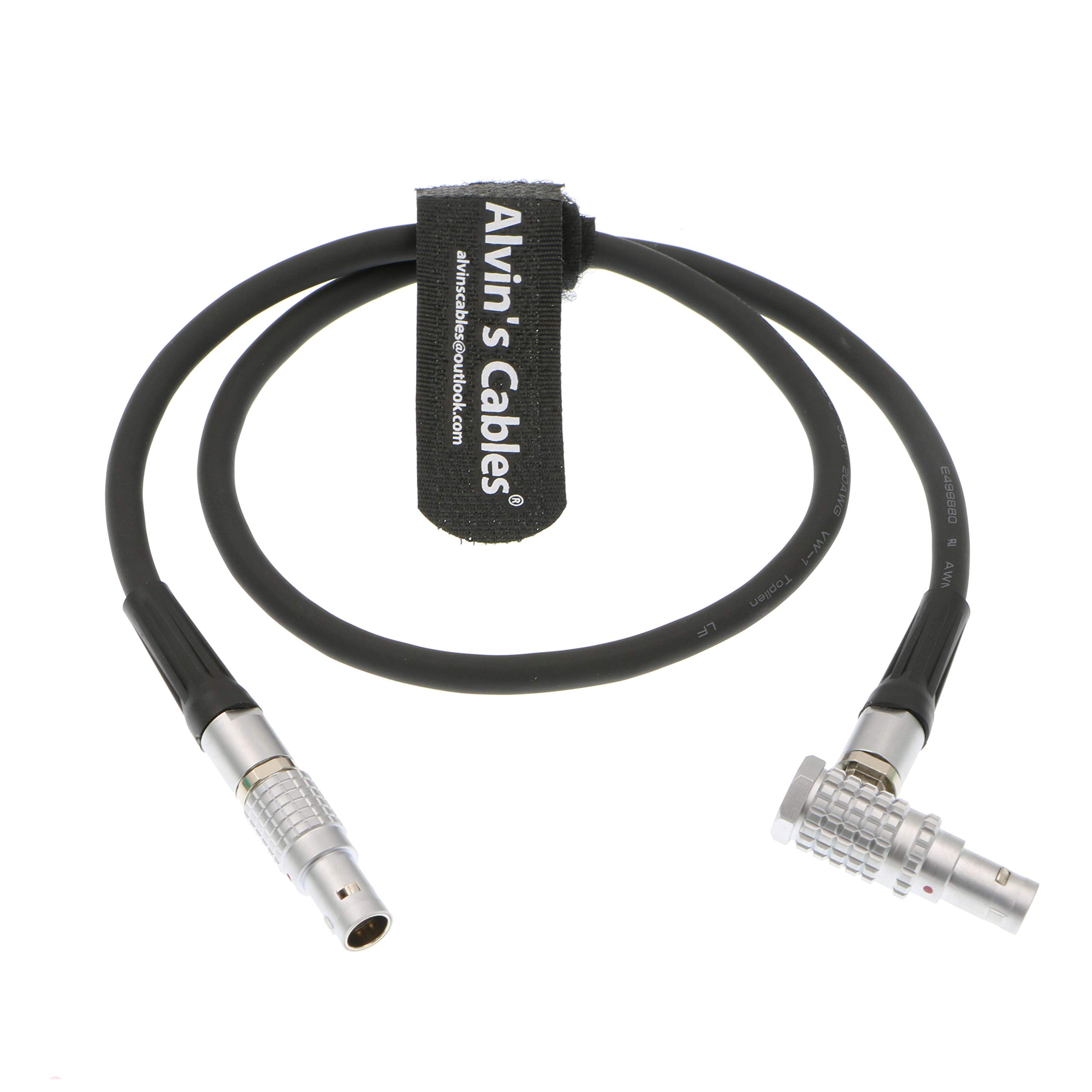 Uonecn Cavo Alimentazione Fotocamera Anton Bauer 45cm – 2 Pin Maschio Angolo Retto A D-Tap, Per Teradek Bond E Attrezzature Video