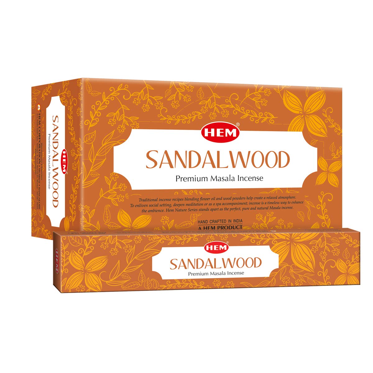 HEMSandalwood Masala Incense Sticks 12 Pack