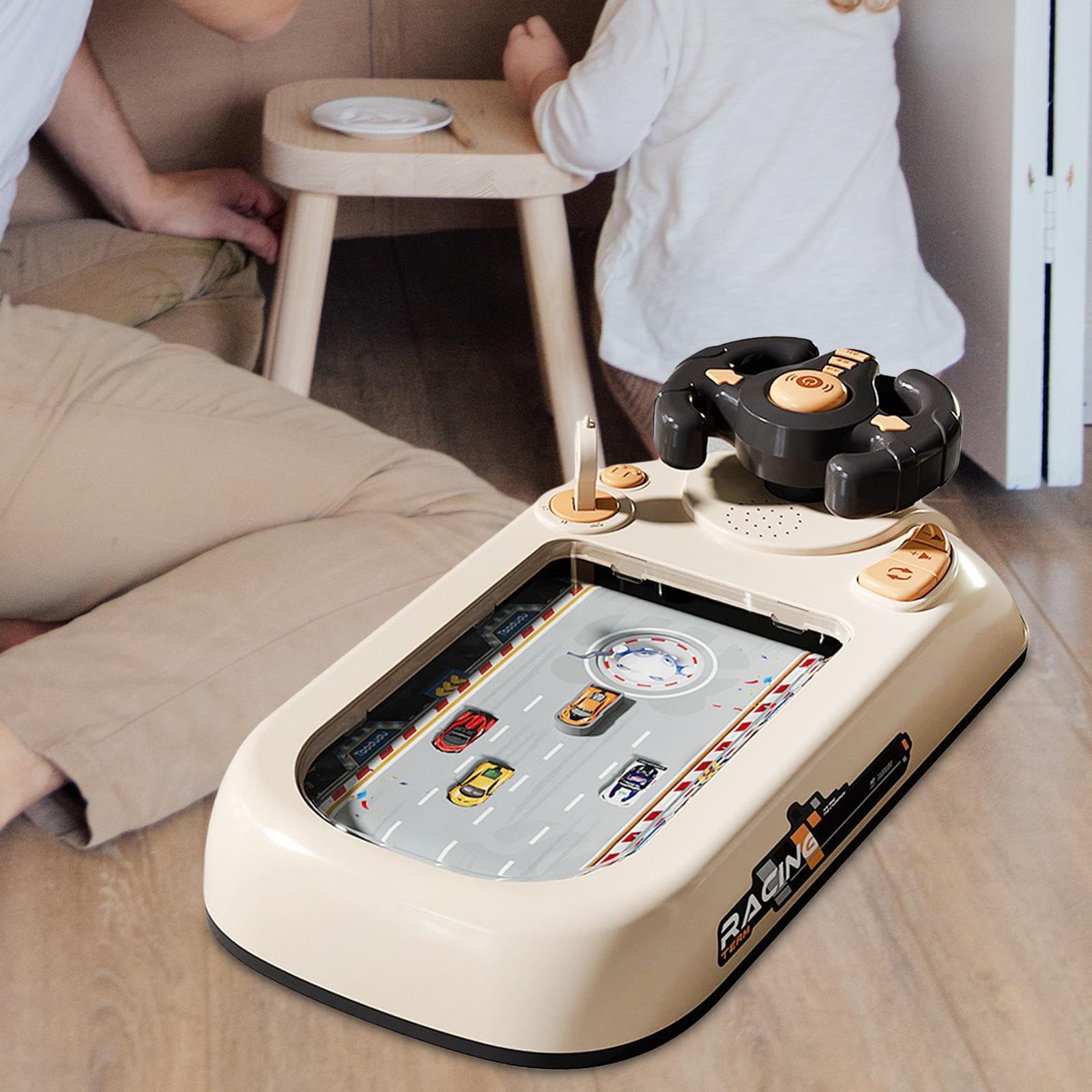 Juguete Interactivo de Aprendizaje con, Simulador de Conducción con Botón de Música Y Efectos de Sonido, Diseñado para Promover El Desarrollo Co