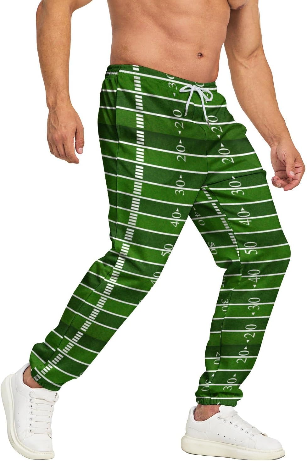 Men's Sweatpants Jogging Pants Drawstring Baggy Pants Trousers with Pocket