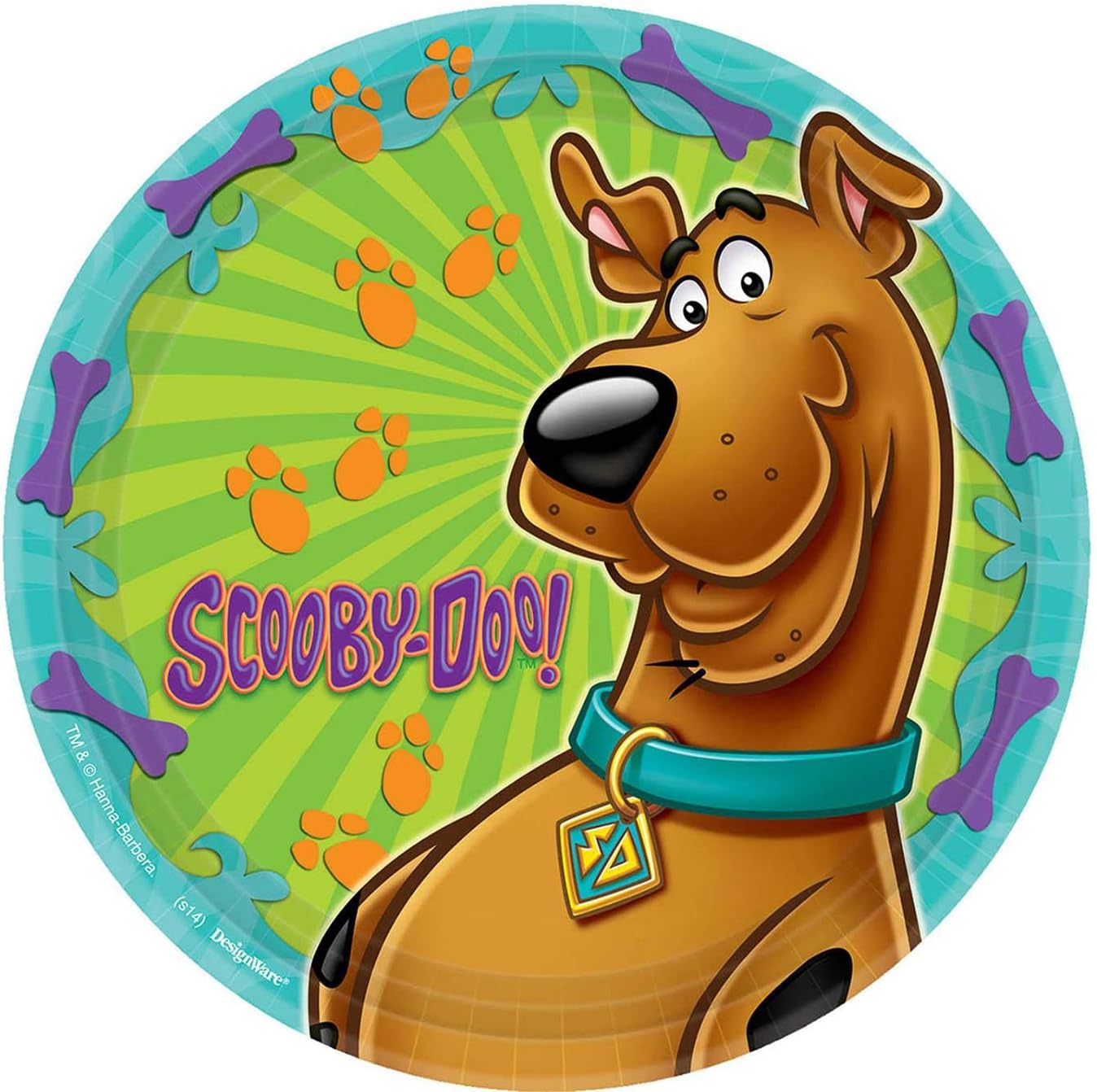 amscan Scooby-Doo Dinner Plates